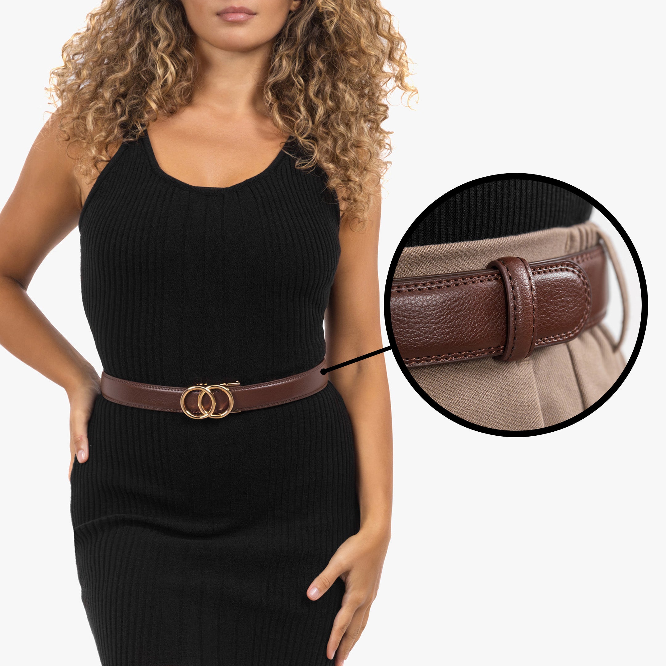 Modern Belt - Braun (vegan)