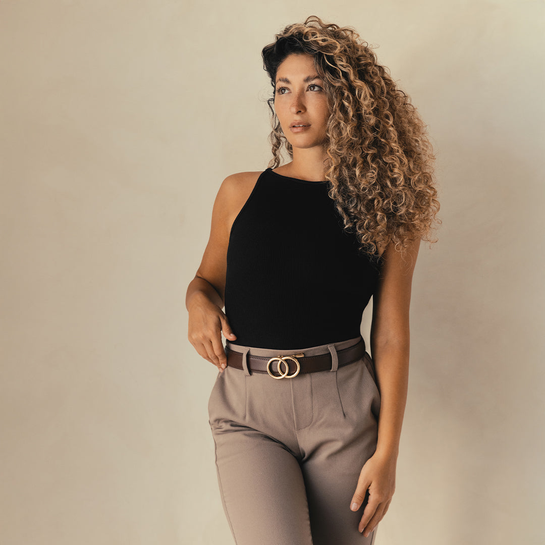 Modern Belt - Braun (vegan)