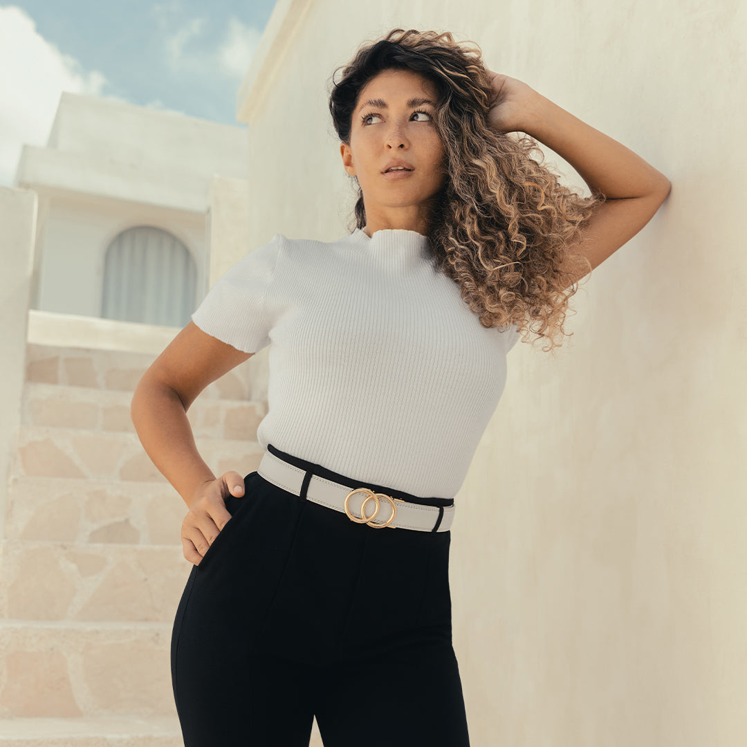 Modern Belt - Weiß (vegan)