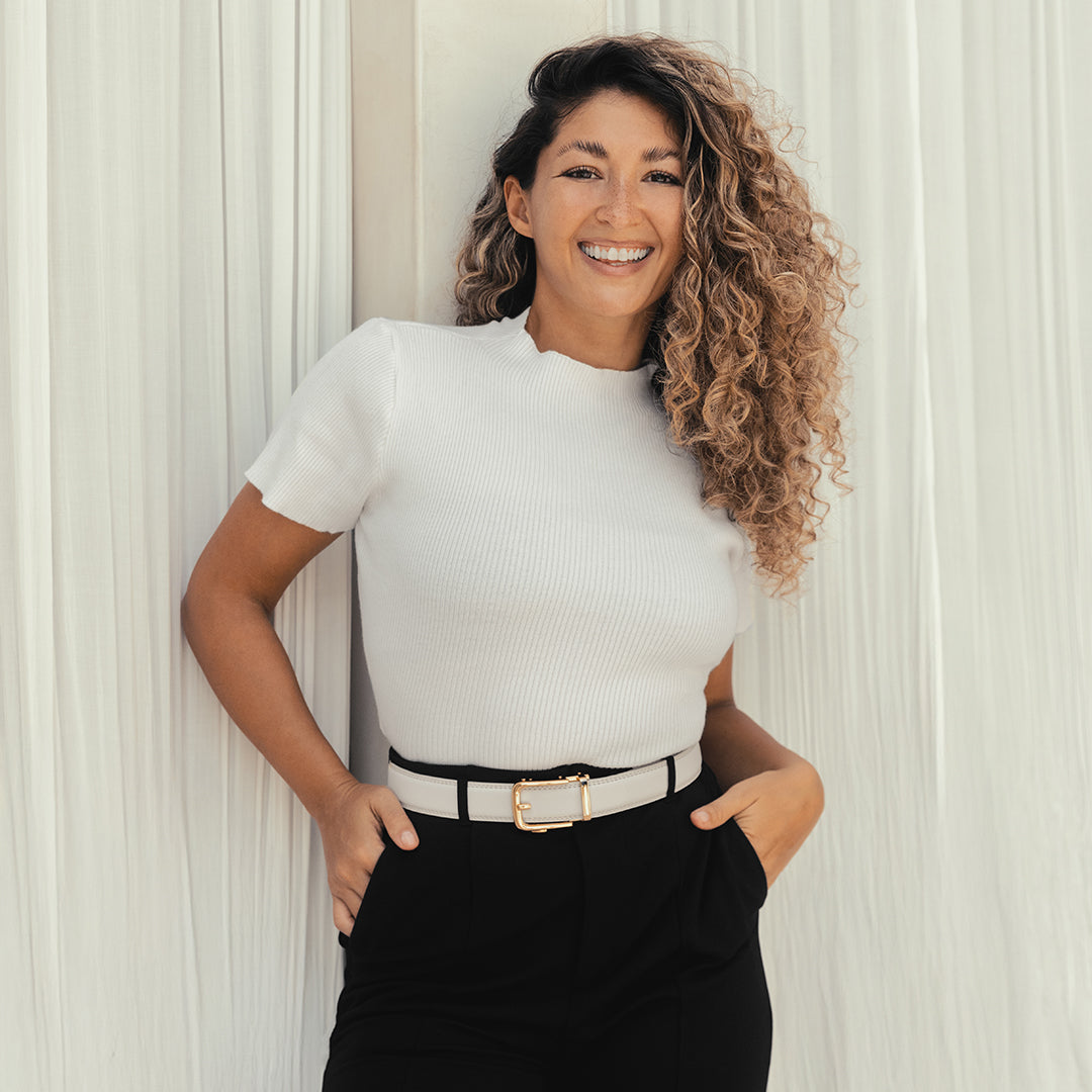 Classic Belt – Weiß (vegan)