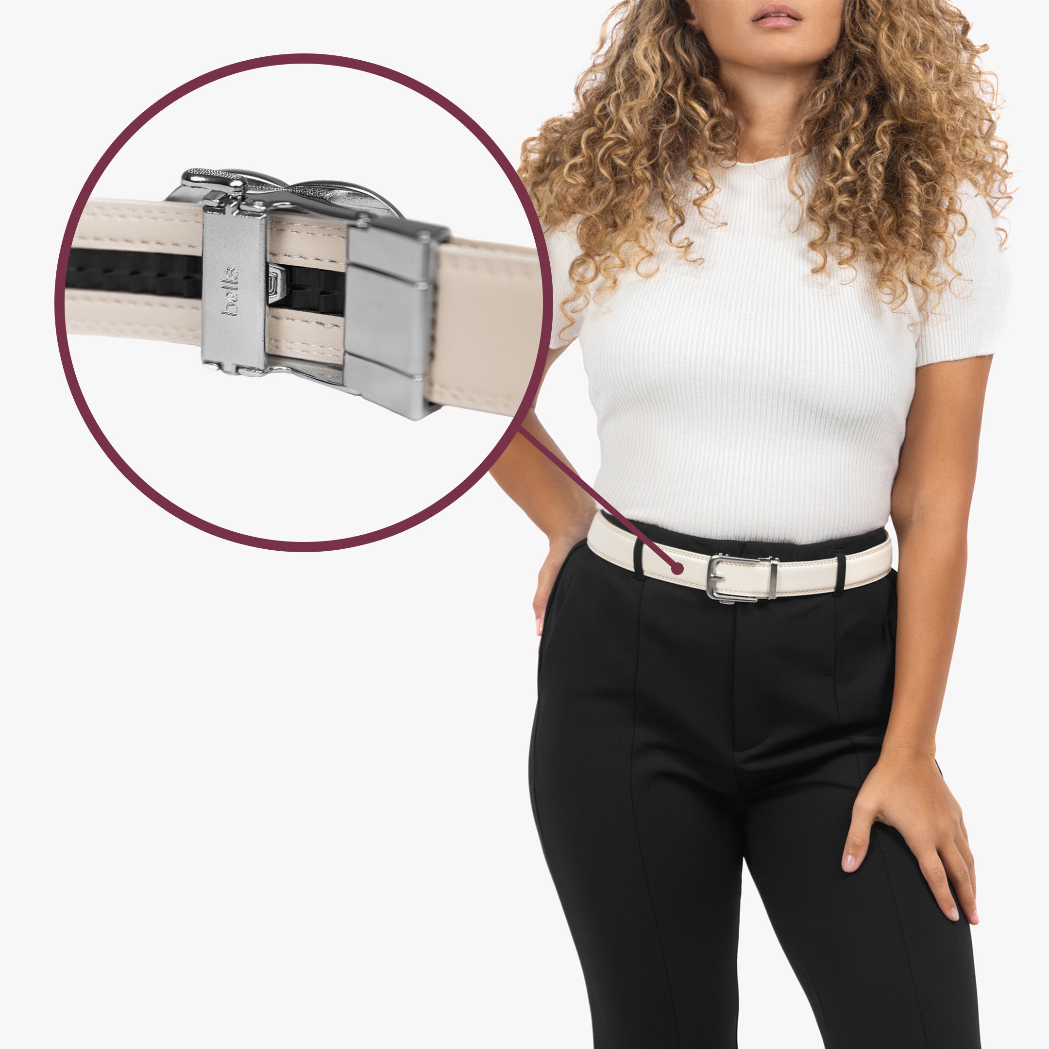 Classic Belt – Weiß (vegan)