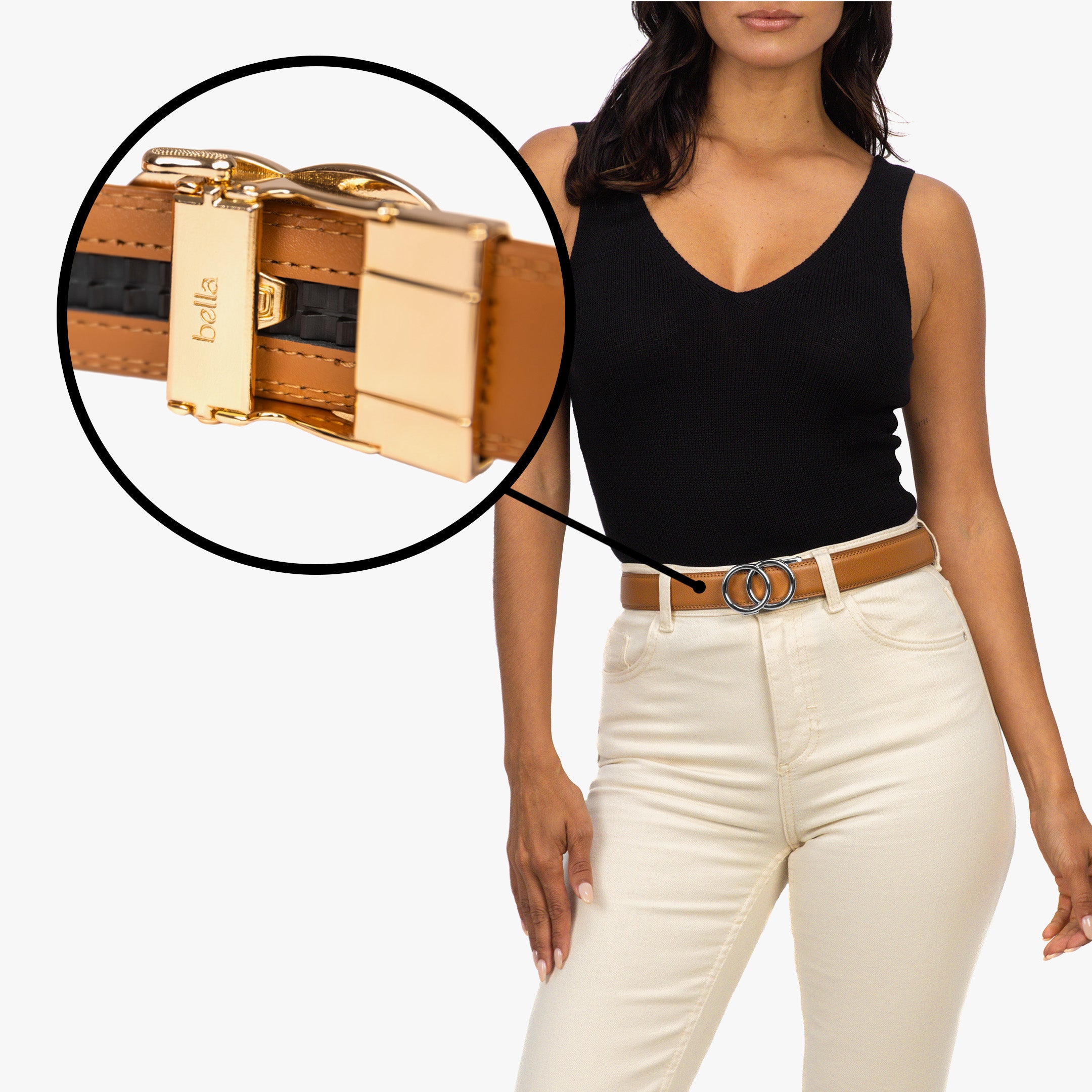 Modern Belt - Cognac